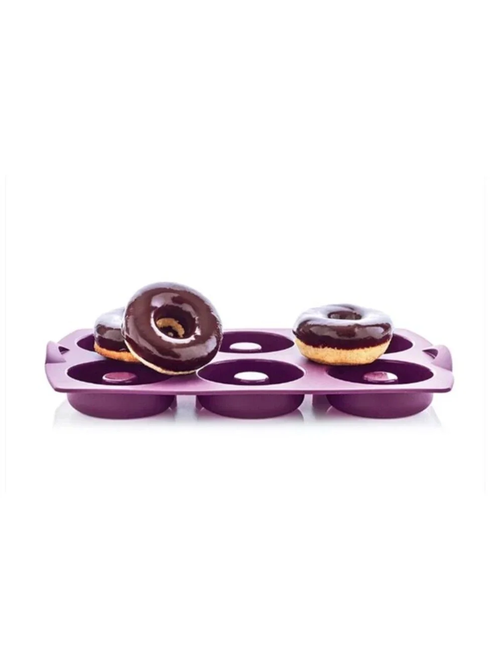 Tupperware Silicone Ring Form Bakeware Bagel Doughnut Appetizer Multi-Purpose